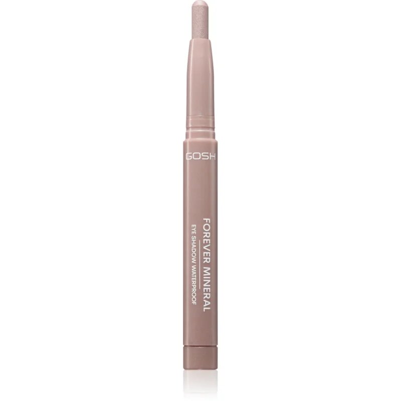 GOSH COPENHAGEN Forever Mineral Shimmer сенки за очи с блясък с молив цвят 007 Silver Rose 1.4 гр.