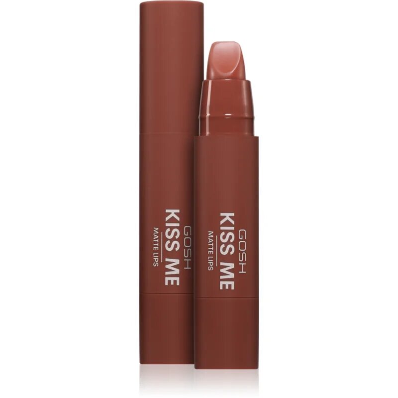 GOSH COPENHAGEN Kiss Me Matte Lips крем-червило с матиращ ефект цвят 002 Sweet Kiss 3 гр.