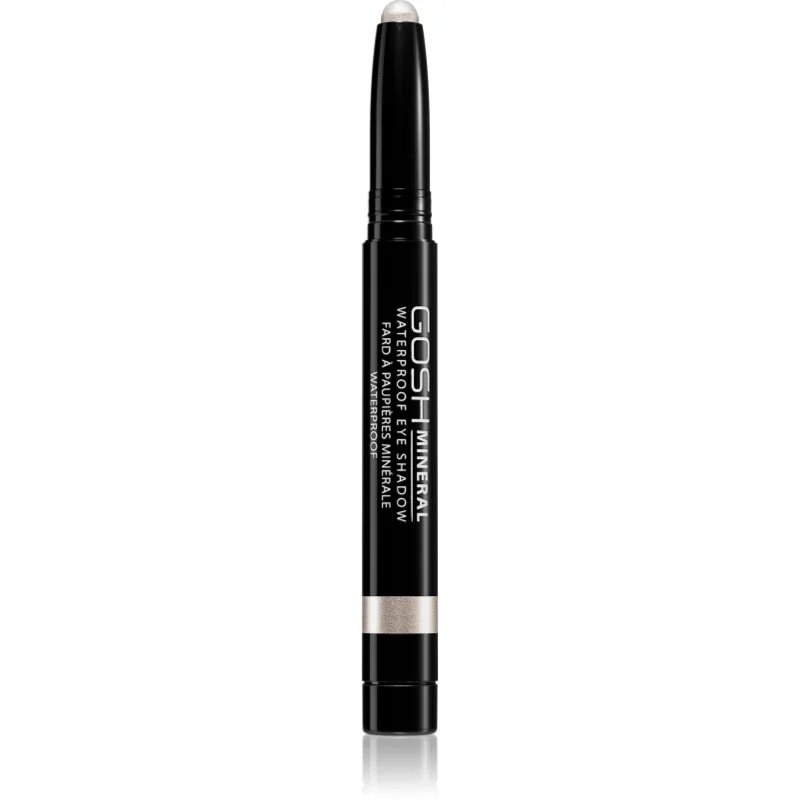 GOSH COPENHAGEN Mineral Waterproof дълготрайни сенки за очи в молив водоустойчиви цвят 001 Pearly White 1.4 гр.