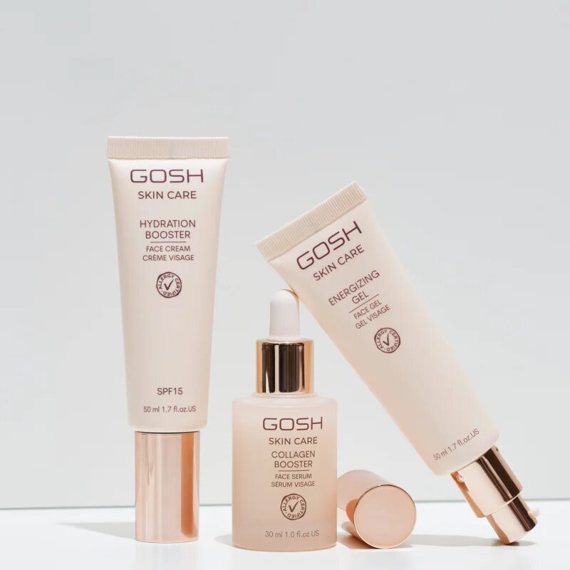 GOSH COPENHAGEN Skin Care Energizing Gel освежаващ хидратиращ гел за лице 50 мл.