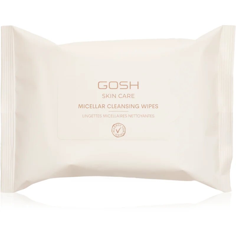 GOSH COPENHAGEN Skin Care Micellar кърпички за почистване и премахване на грим 25 бр.