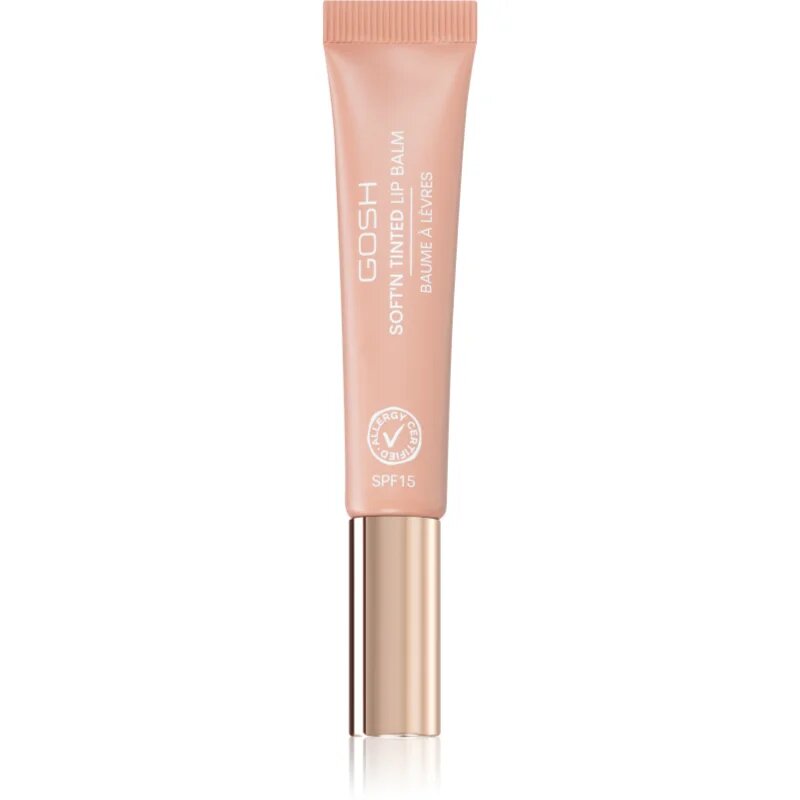 GOSH COPENHAGEN Soft`n Tinted тониращ балсам за устни SPF 15 цвят 002 Nougat 8 мл.