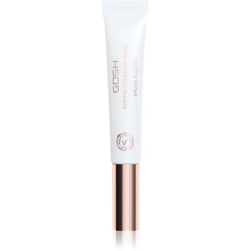 GOSH COPENHAGEN Soft'n Clear Lip Balm подхранващ блясък за устни цвят 002 Sparkling Glaze 8 мл.