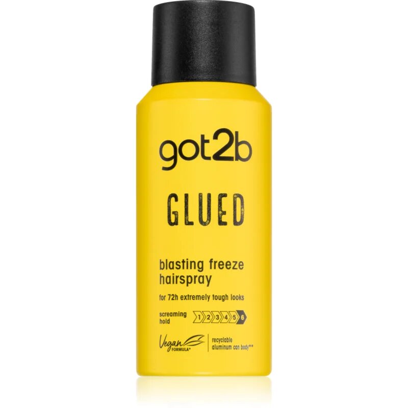 got2b Glued Blasting Freeze Hairspray лак за коса с екстра силна фиксация 100 мл.