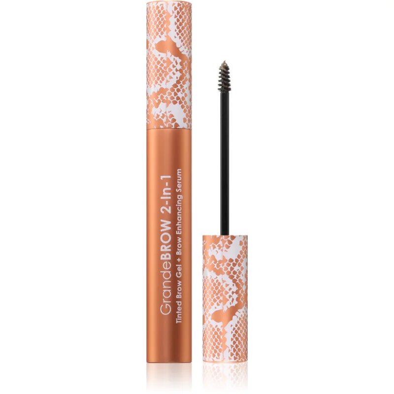 Grande Cosmetics GrandeBrow tónovací gel na obočí se sérem цвят Medium 3.5 мл.