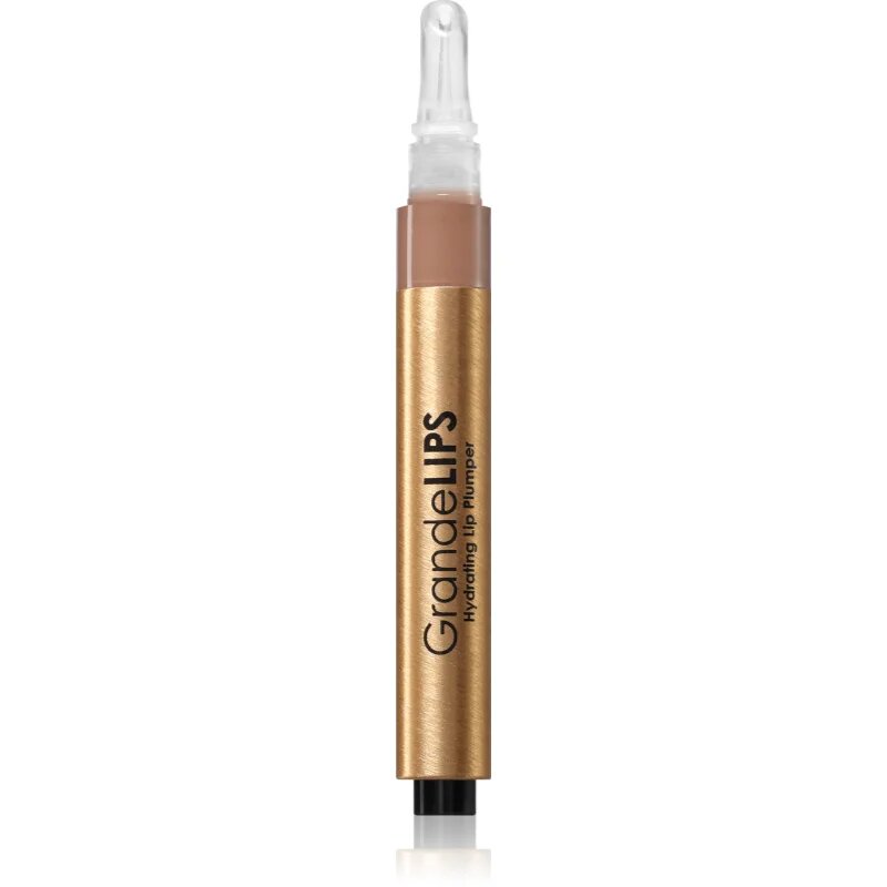 Grande Cosmetics GrandeLips хидратиращ блясък за устни за обем на устните цвят Barely There 2.4 мл.