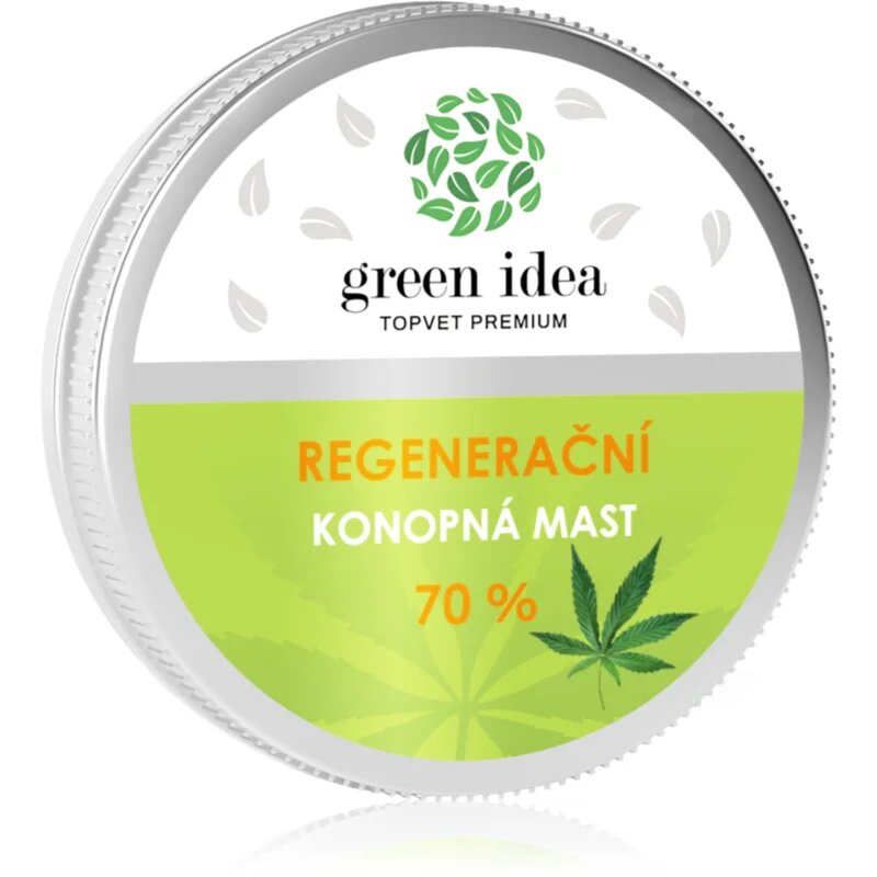 Green Idea Regenerative hemp ointment 70% регенерираща и успокояваща грижа 100 мл.
