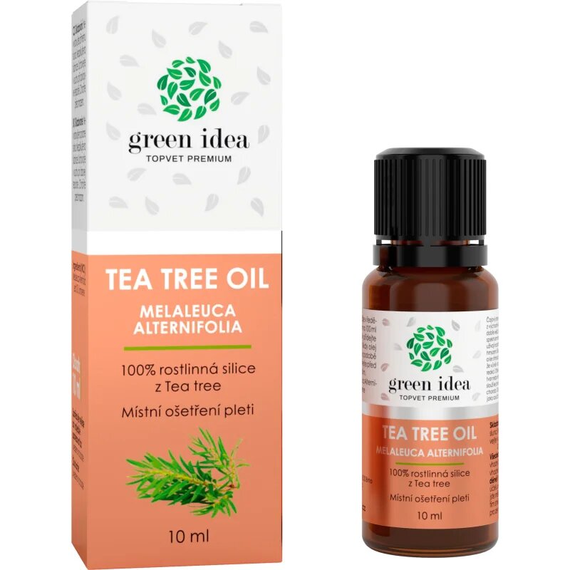 Green Idea Tea Tree Oil 100% есенциално масло за локално лечение 10 мл.