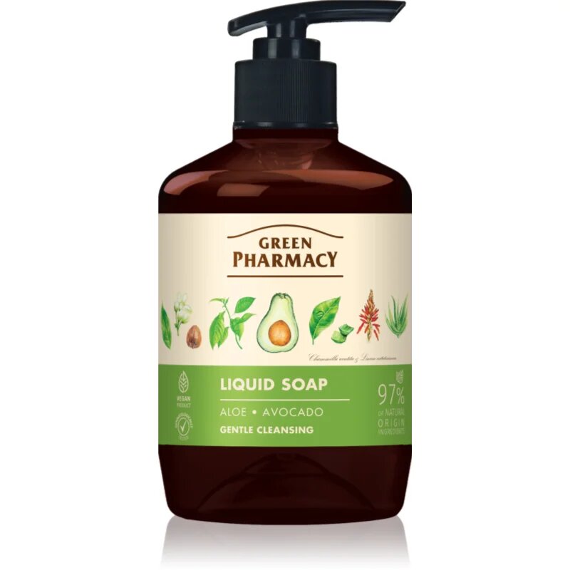 Green Pharmacy Aloe & Avocado течен сапун за ръце 460 мл.