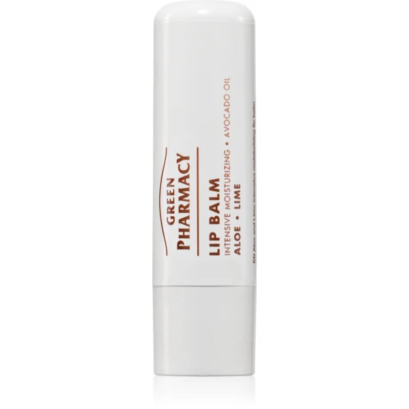 Green Pharmacy Aloe Lip Balm интензивен хидратиращ балсам за устни 3.6 мл.