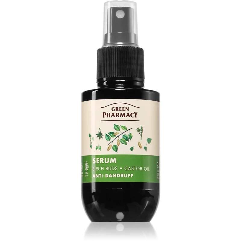 Green Pharmacy Birch Buds & Castol Oil Care Serum серум против пърхот 100 мл.