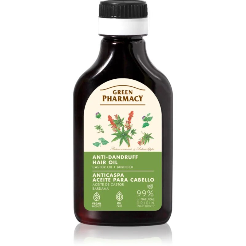 Green Pharmacy Burdock Oil Hair Oil грижа с масло против пърхот 100 мл.