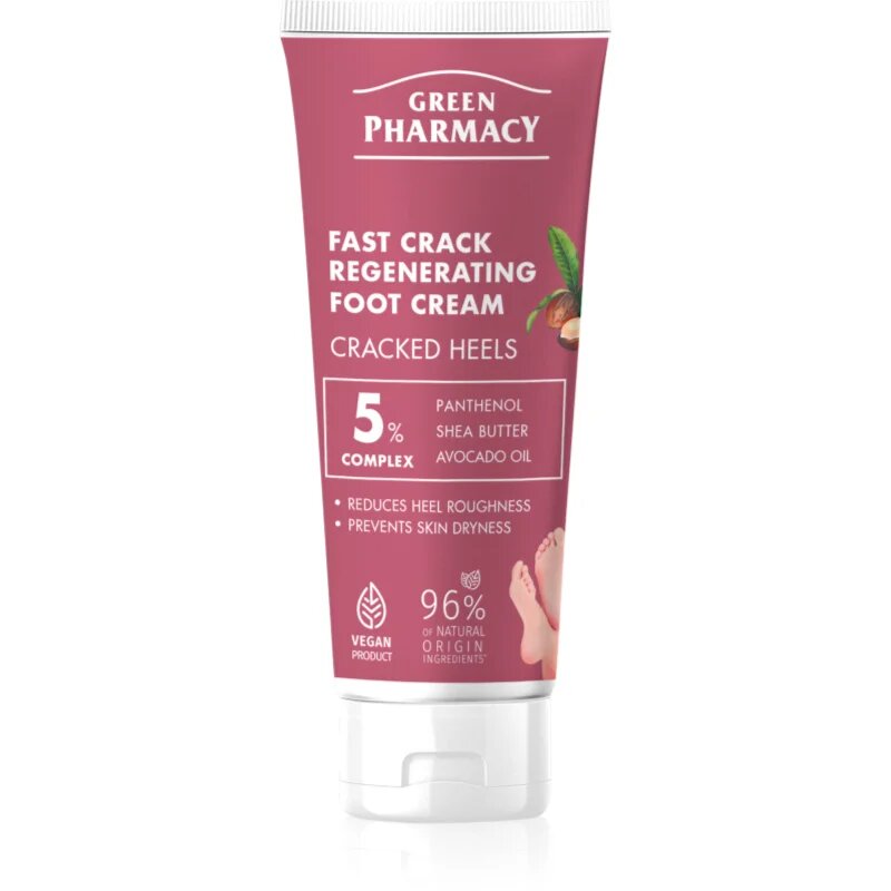 Green Pharmacy Foot Care Regenrating Fast Crack Foot Cream регенериращ крем за напукани крака 75 мл.