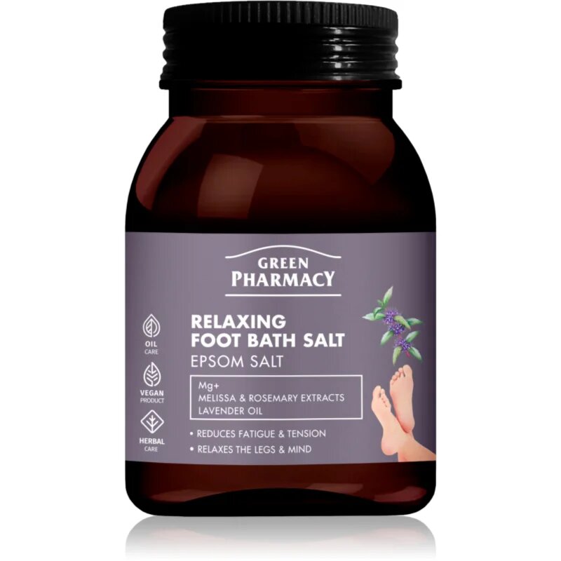 Green Pharmacy Foot Care Relaxing Foot Bath Salt сол за релаксираща вана за крака 400 гр.