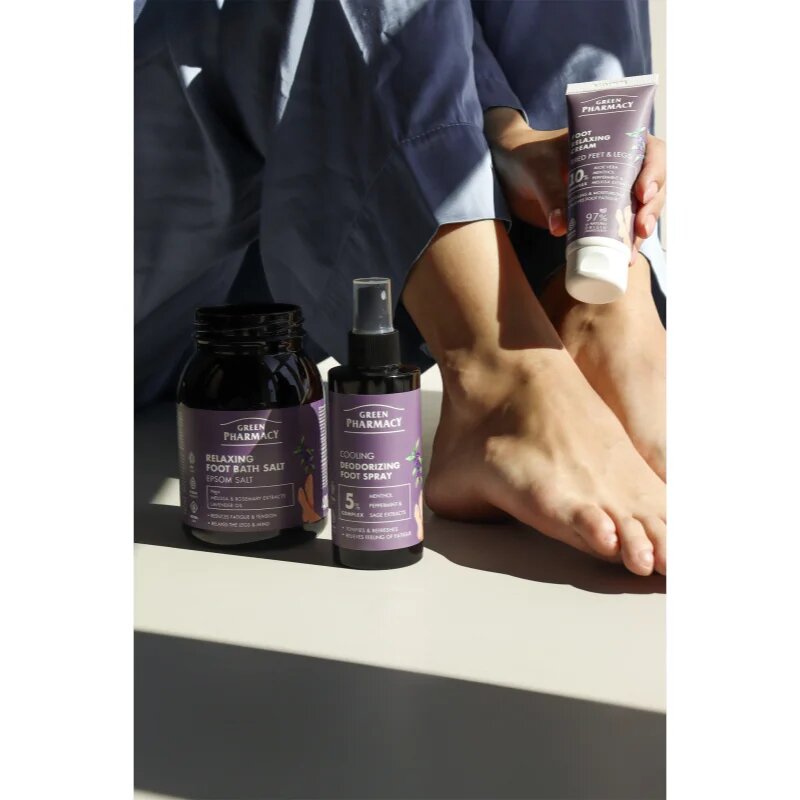 Green Pharmacy Foot Care Relaxing Foot Bath Salt сол за релаксираща вана за крака 400 гр.