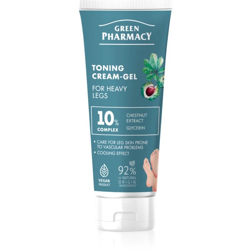 Green Pharmacy Foot Care Toning Foot Cream-Gel For Heavy Legs крем за крака 75 мл.