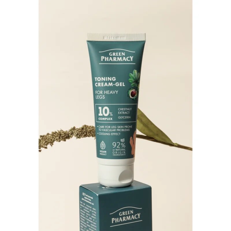 Green Pharmacy Foot Care Toning Foot Cream-Gel For Heavy Legs крем за крака 75 мл.