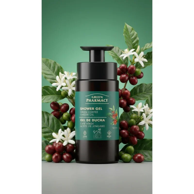 Green Pharmacy Green Coffee & Ginger Oil душ гел 739 мл.