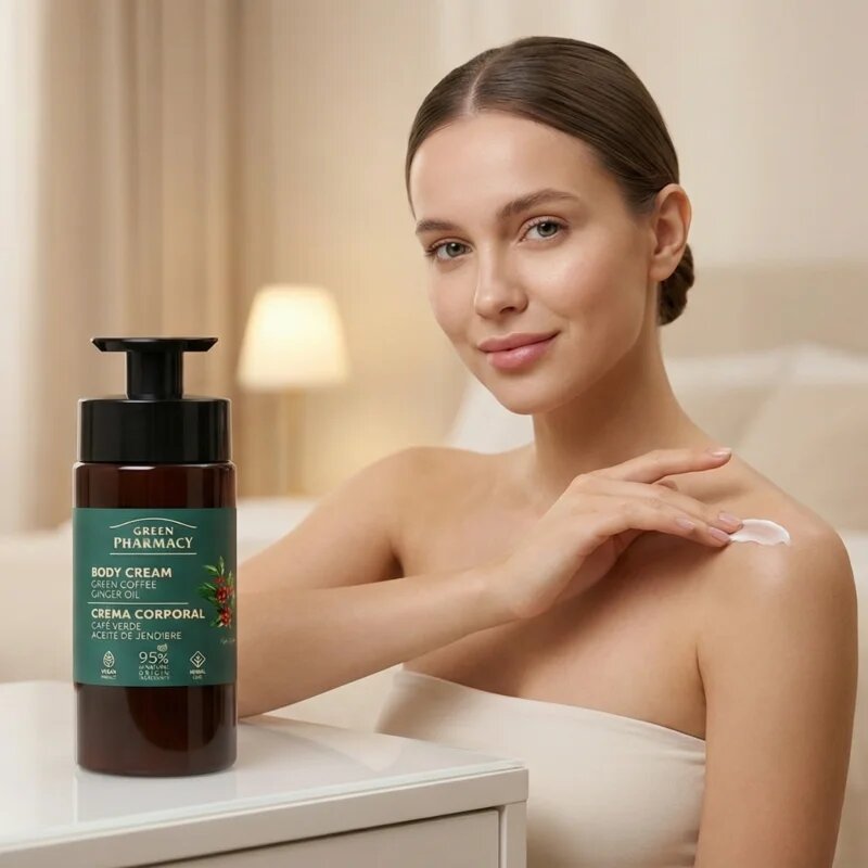 Green Pharmacy Green Coffee & Ginger Oil крем за тяло 739 мл.