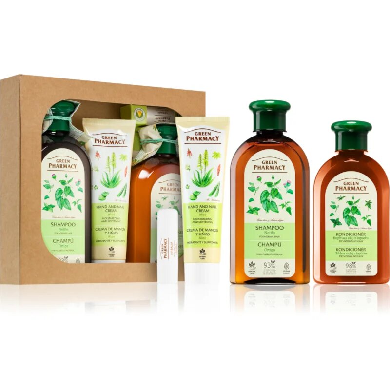 Green Pharmacy Herbal Care подаръчен комплект за нормална коса