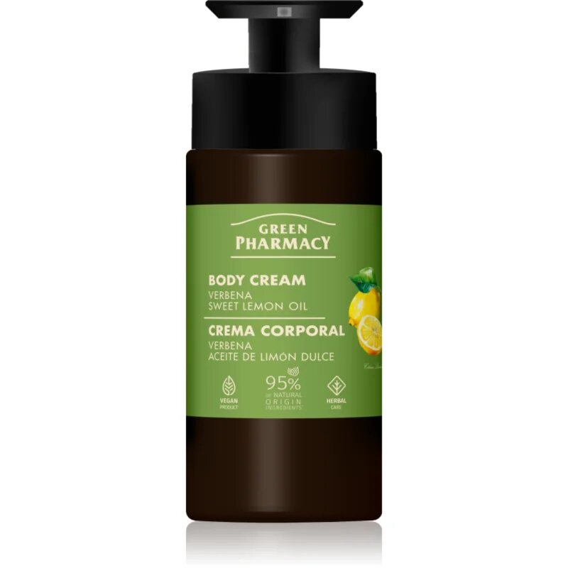 Green Pharmacy Verbena & Sweet Lemon Oil крем за тяло 739 мл.