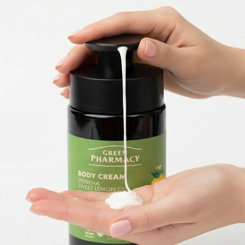 Green Pharmacy Verbena & Sweet Lemon Oil крем за тяло 739 мл.