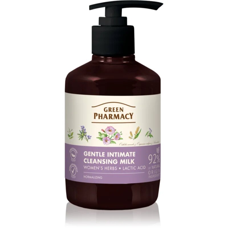 Green Pharmacy Women's Herbs мляко за интимна хигиена 370 мл.