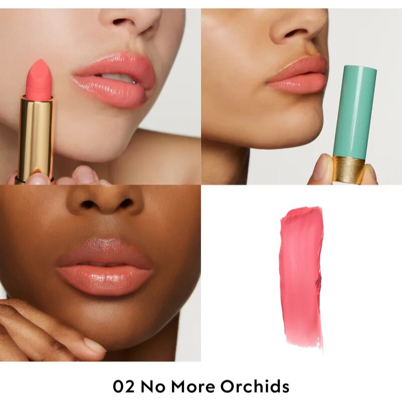 Gucci Beauty Baume à Lèvres тониращ балсам за устни цвят 02 No More Orchids 3.5 гр.