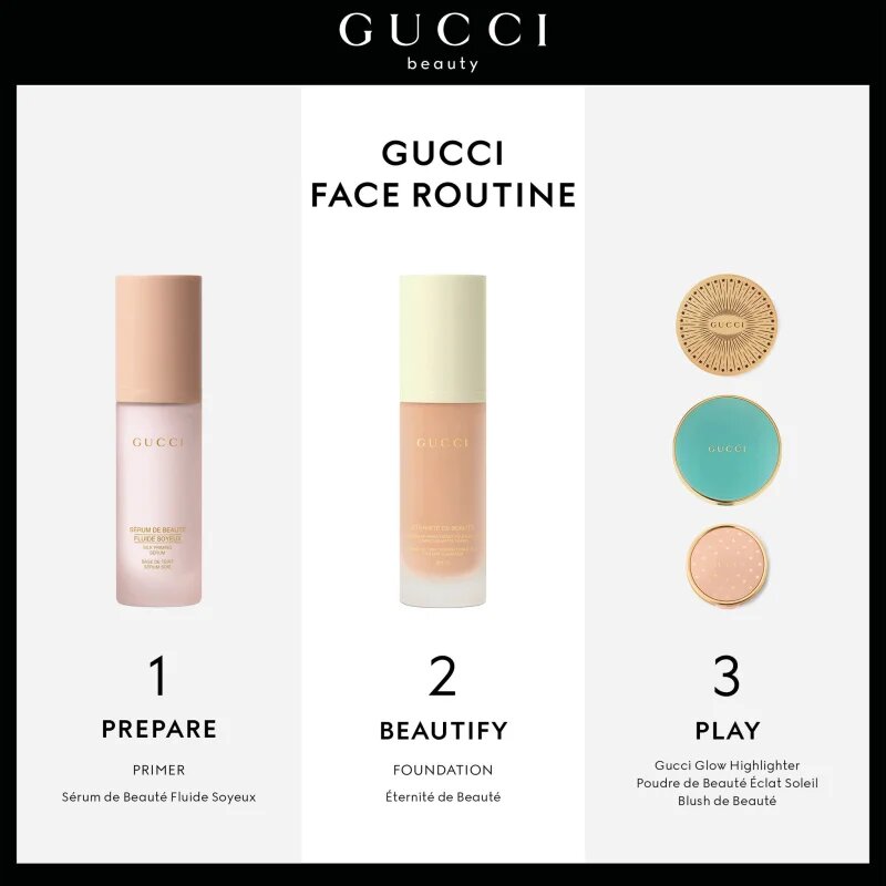Gucci Beauty Eternité de Beauté матиращ фон дьо тен SPF 15 цвят 130W 30 мл.