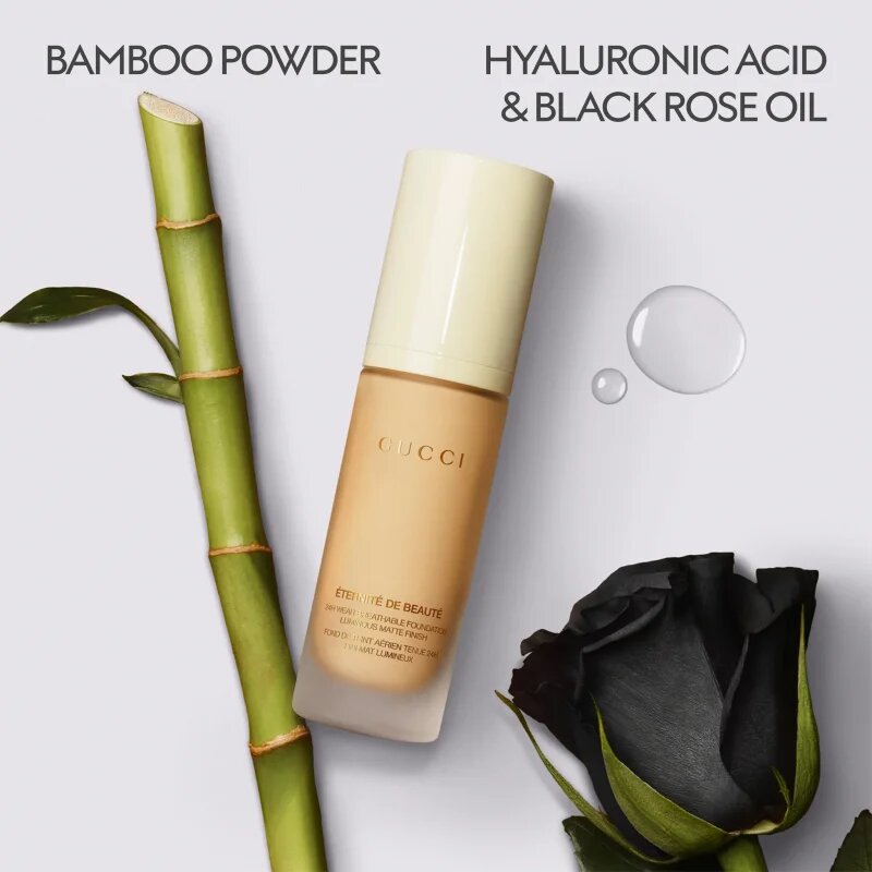 Gucci Beauty Eternité de Beauté матиращ фон дьо тен SPF 15 цвят 130W 30 мл.