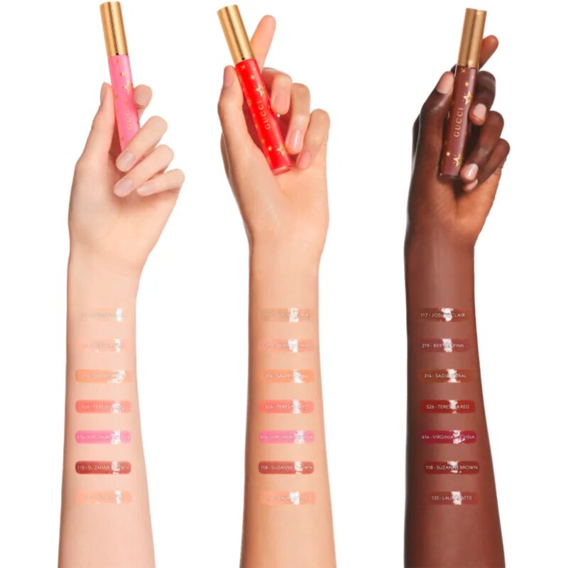 Gucci Beauty Gloss à Lèvres блясък за устни за по-голям обем цвят 135 Laura Latte 6.5 мл.