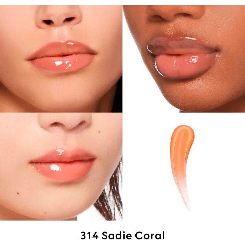 Gucci Beauty Gloss à Lèvres блясък за устни за по-голям обем цвят 314 Sadie Coral 6.5 мл.