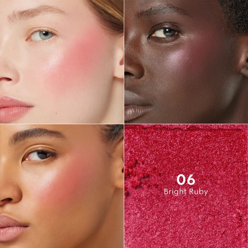 Gucci Beauty Glow Blush компактен руж цвят 06 Bright Ruby 5.5 гр.