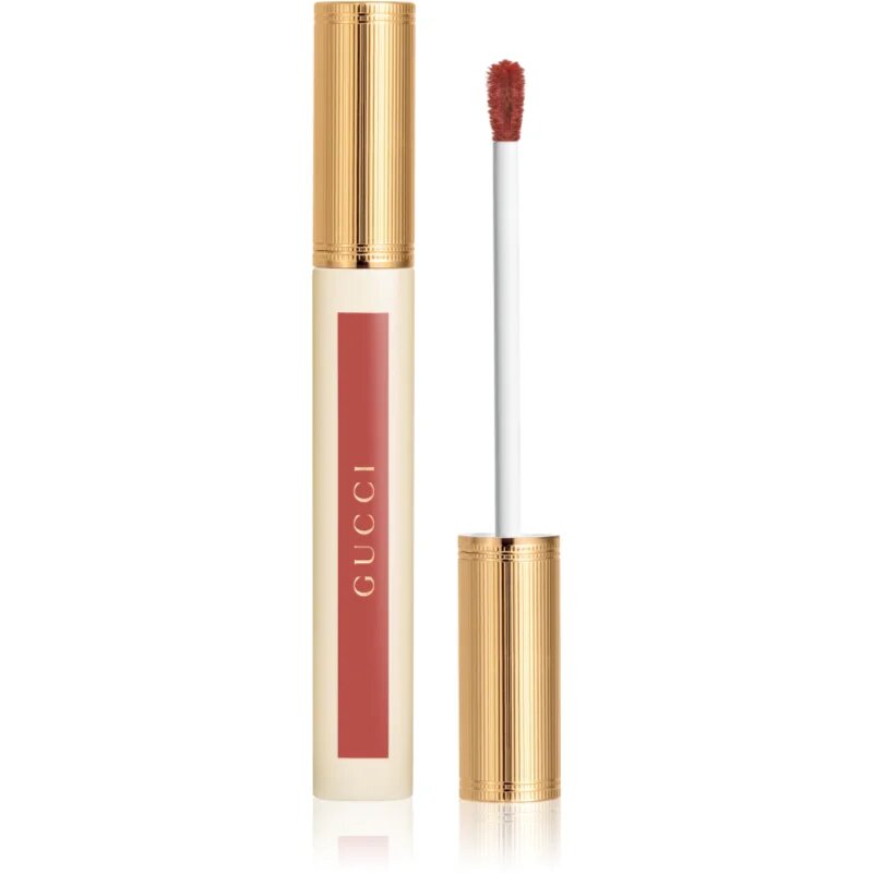 Gucci Beauty Glow Oil-In-Water Tint Liquid Lipstick гланциращо хидратиращо течно червило цвят 217 Valeria Rose 6.5 мл.