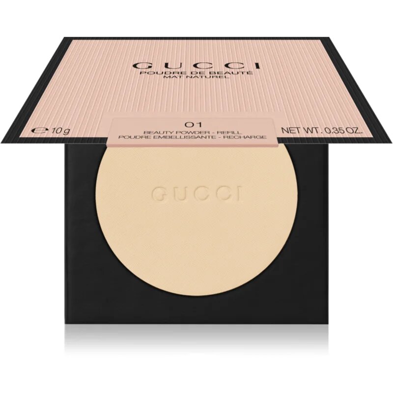 Gucci Beauty Poudre De Beauté Matte Powder матираща пудра пълнител цвят 01 10 гр.