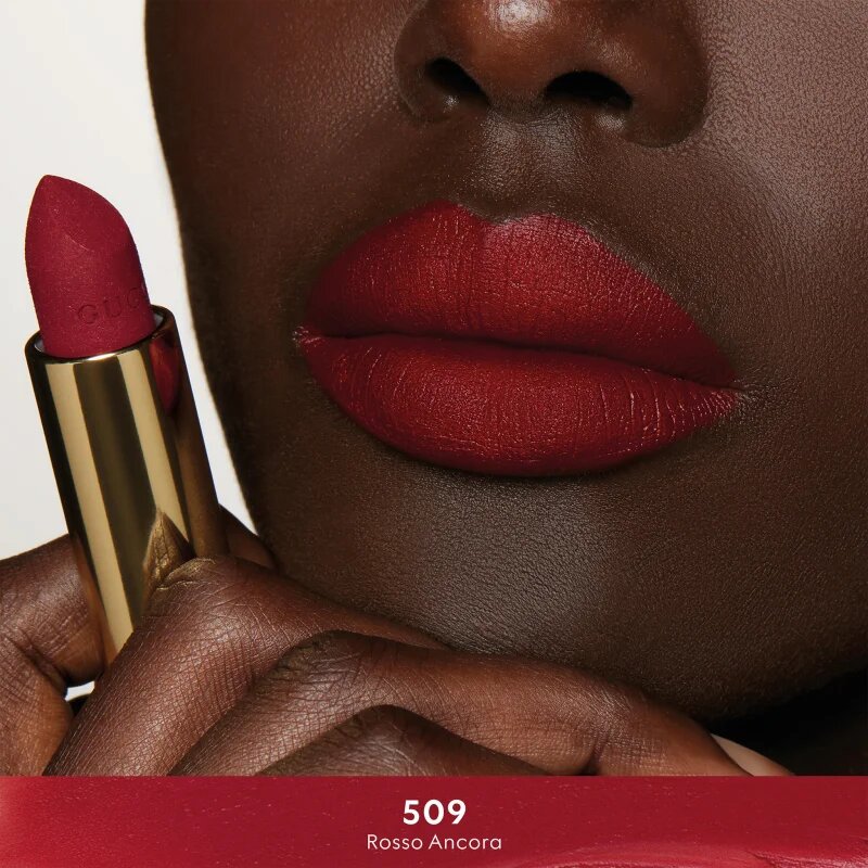 Gucci Beauty Rouge à Lèvres Matte Lipstick матиращо червило цвят 509 Rosso Ancora 3.5 гр.