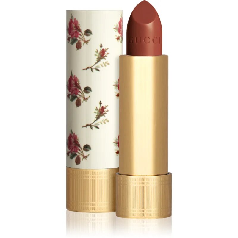 Gucci Beauty Rouge à Lèvres Voile бляскаво червило цвят 203 Mildred Rosewood 3.5 гр.
