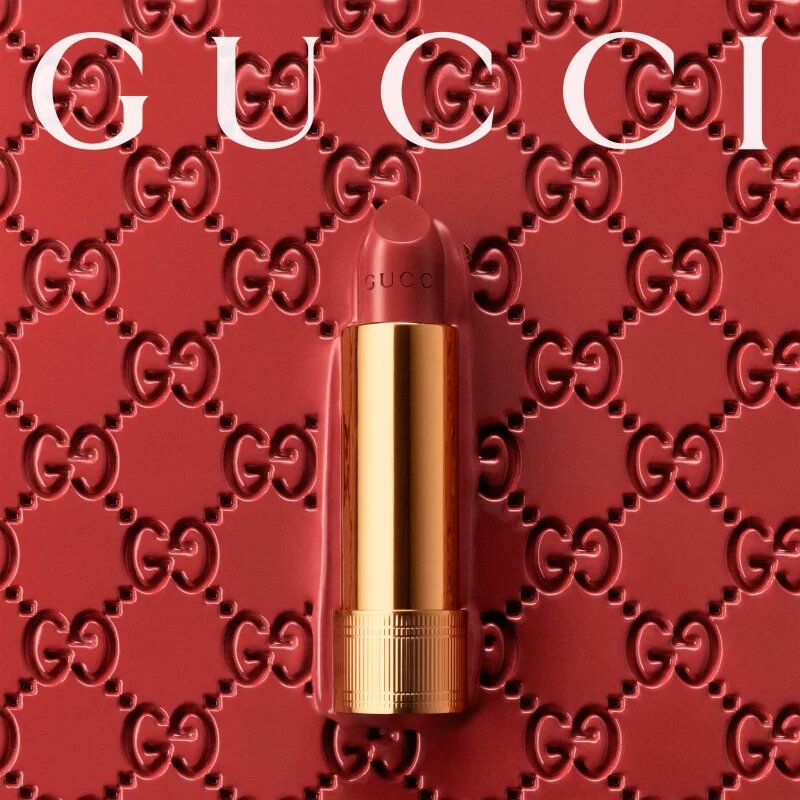 Gucci Beauty Rouge à Lèvres Voile бляскаво червило цвят 203 Mildred Rosewood 3.5 гр.