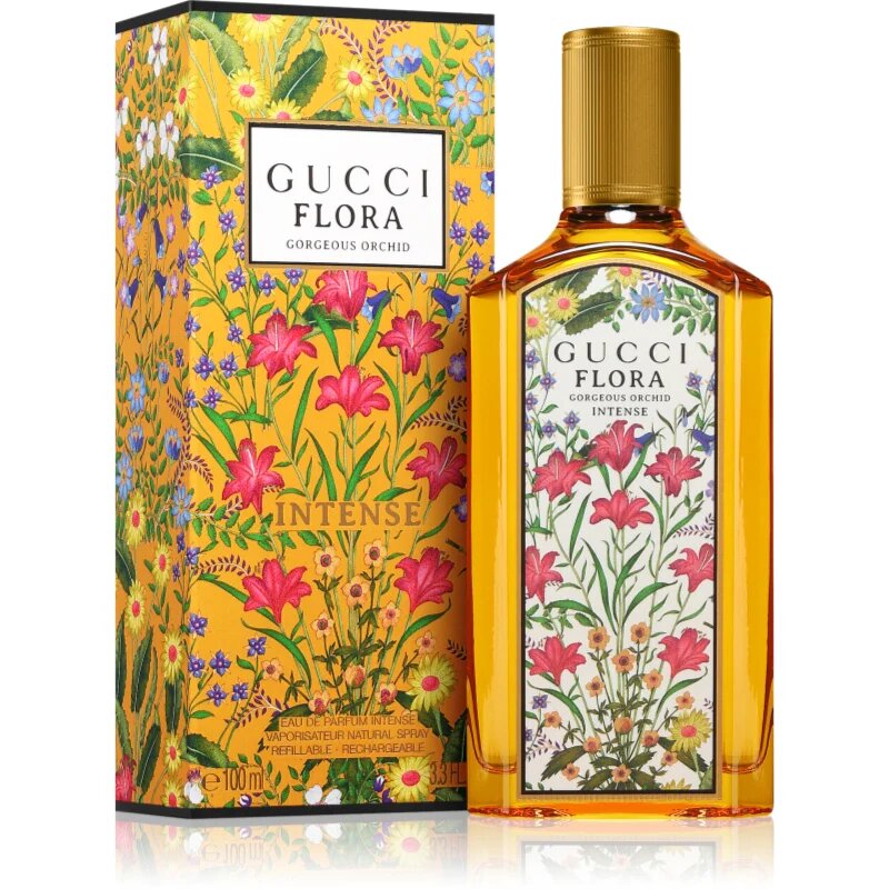 Gucci Flora Gorgeous Orchid Intense парфюмна вода intense сменяема за жени 100 мл.