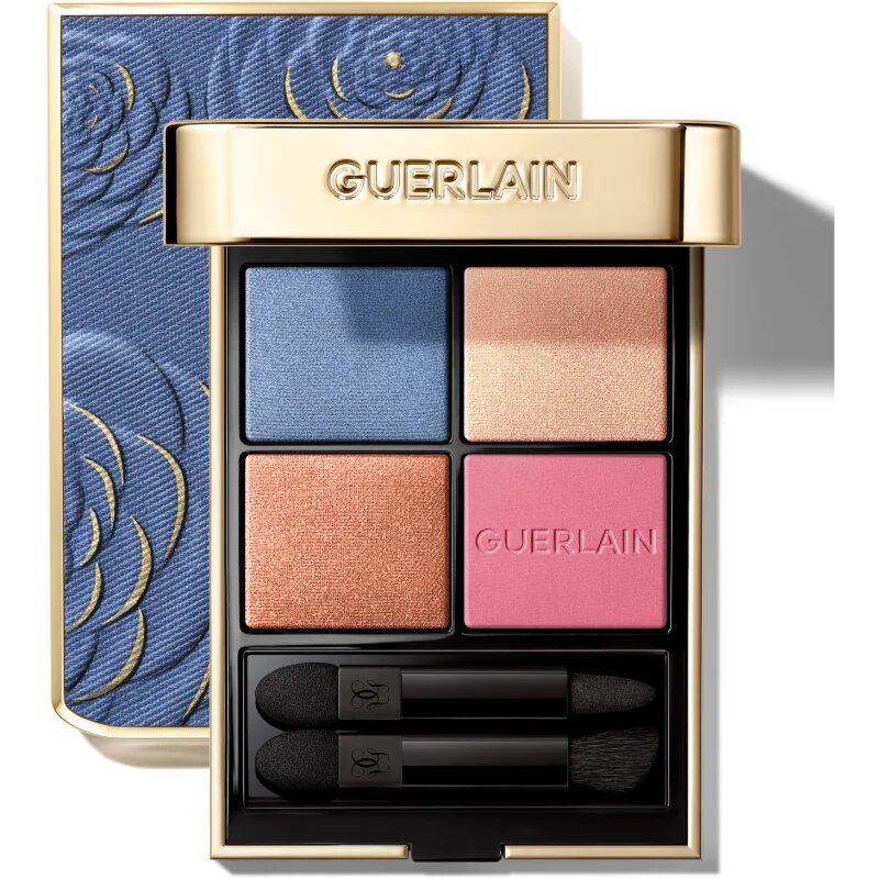 Guerlain Blooming Denim Ombres G палитра сенки за очи лимитирана версия 396 Denim Blossom 6 гр.