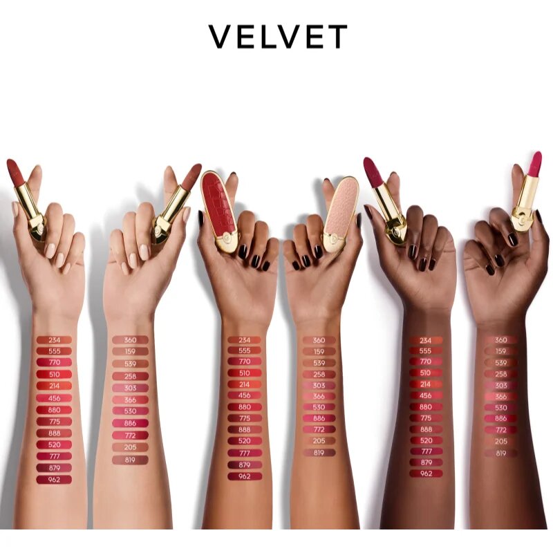 Guerlain Blooming Denim Rouge G луксозно червило цвят 205 Le Nude Amandine Velvet 3.5 гр.