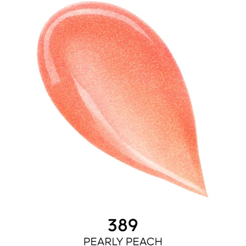 Guerlain KissKiss Bee Glow подхранващ и хидратиращ балсам за устни цвят 389 Pearly Peach 3.2 гр.