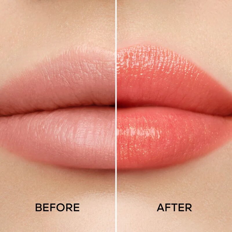 Guerlain KissKiss Bee Glow подхранващ и хидратиращ балсам за устни цвят 389 Pearly Peach 3.2 гр.