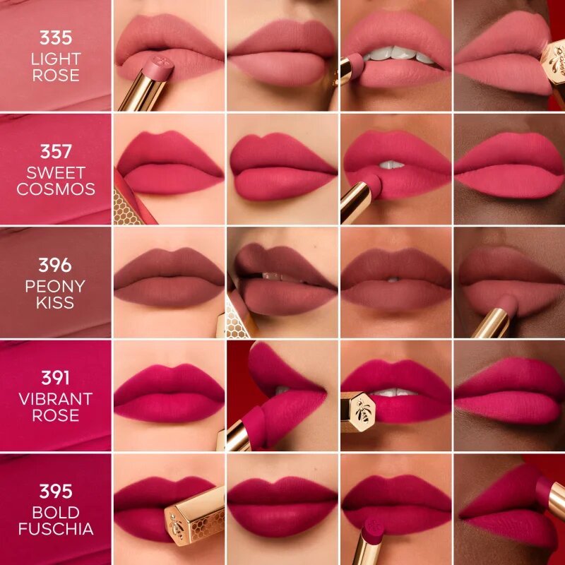 Guerlain KissKiss Refill луксозно червило пълнител цвят 335 Light Rose 1.85 мл.