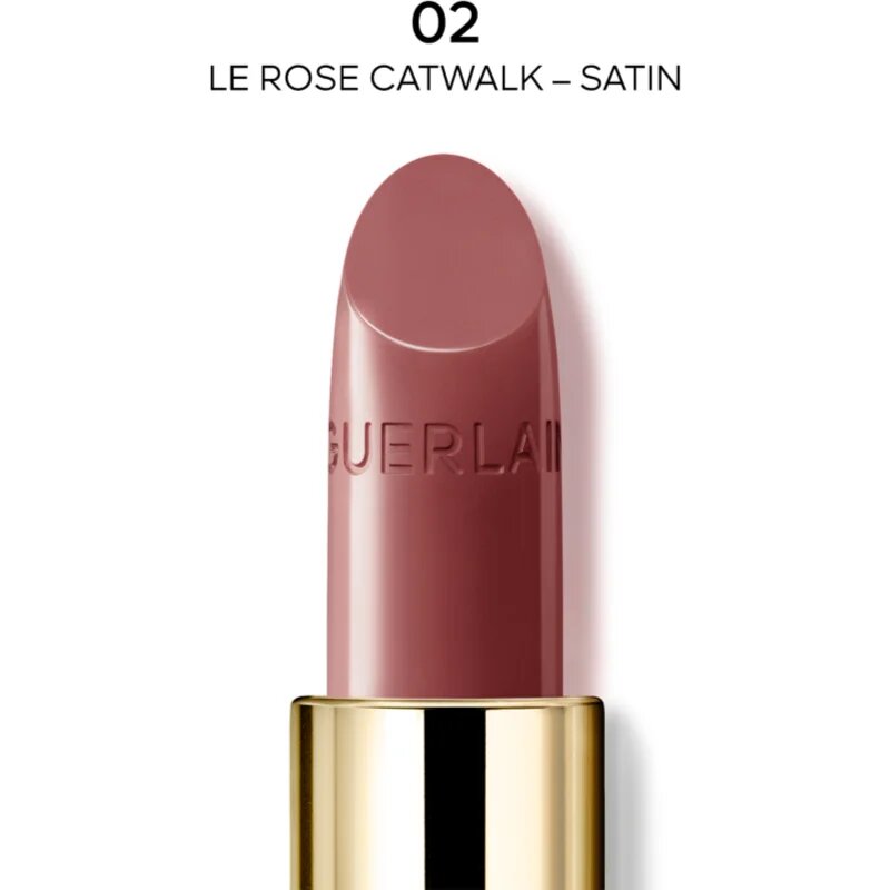 Guerlain La Collection X Germanier Rouge G луксозно червило пълнител лимитирана версия 02 Le Rose Catwalk Satin 3.5 гр.