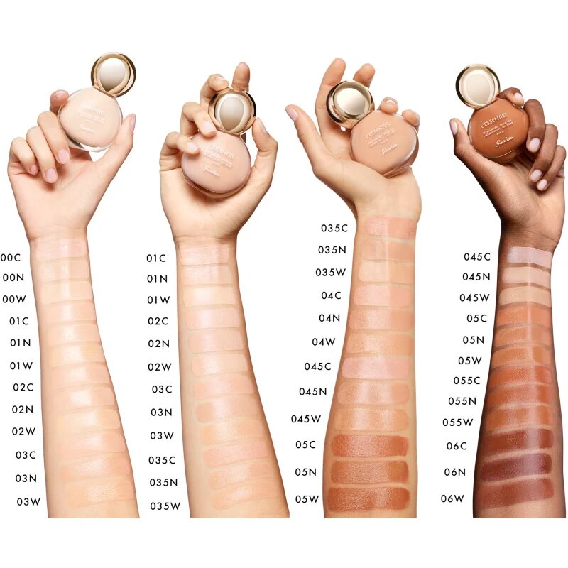 Guerlain L’Essentiel Natural Glow Foundation дълготраен фон дьо тен SPF 20 цвят 055W Deep Warm 30 мл.