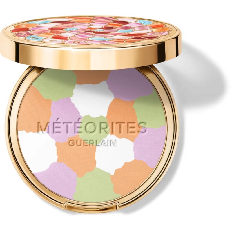 Guerlain Météorites Compact Mattifying Powder компактна пудра цвят 02 Cool Rosé 8.5 гр.