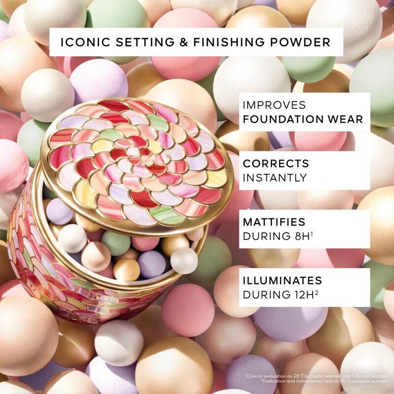 Guerlain Météorites Light Revealing Pearls of Powder тониращи перли за лице цвят 02 Cool / Rosé 20 гр.
