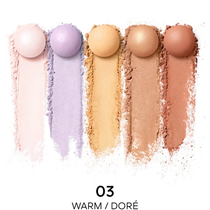 Guerlain Météorites Light Revealing Pearls of Powder тониращи перли за лице цвят 03 Warm / Doré 20 гр.