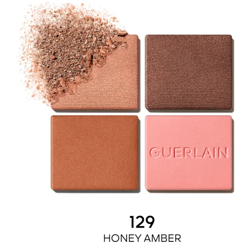 Guerlain Ombres G палитра от сенки за очи цвят 129 Honey Amber 6 гр.